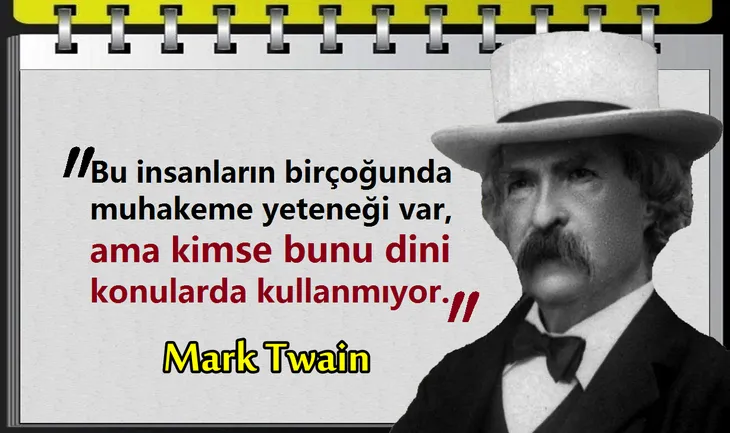 1309 51673 - Mark Twain Sözleri
