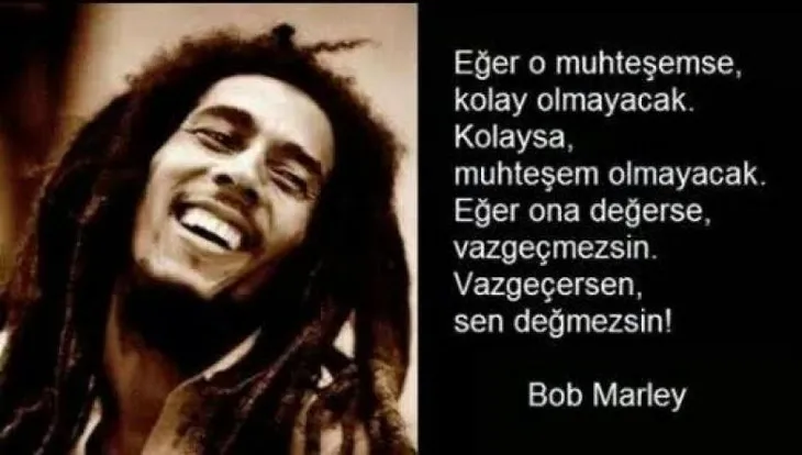 1317 1077 - Bob Marley Sözleri