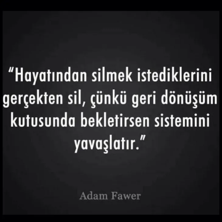 2273 25565 - Adam Fawer Sözleri