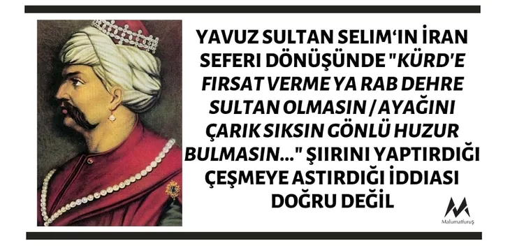 2547 42950 - Yavuz Sultan Selim Sözleri