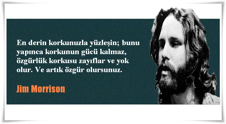2592 5024 - Jim Morrison Sözleri