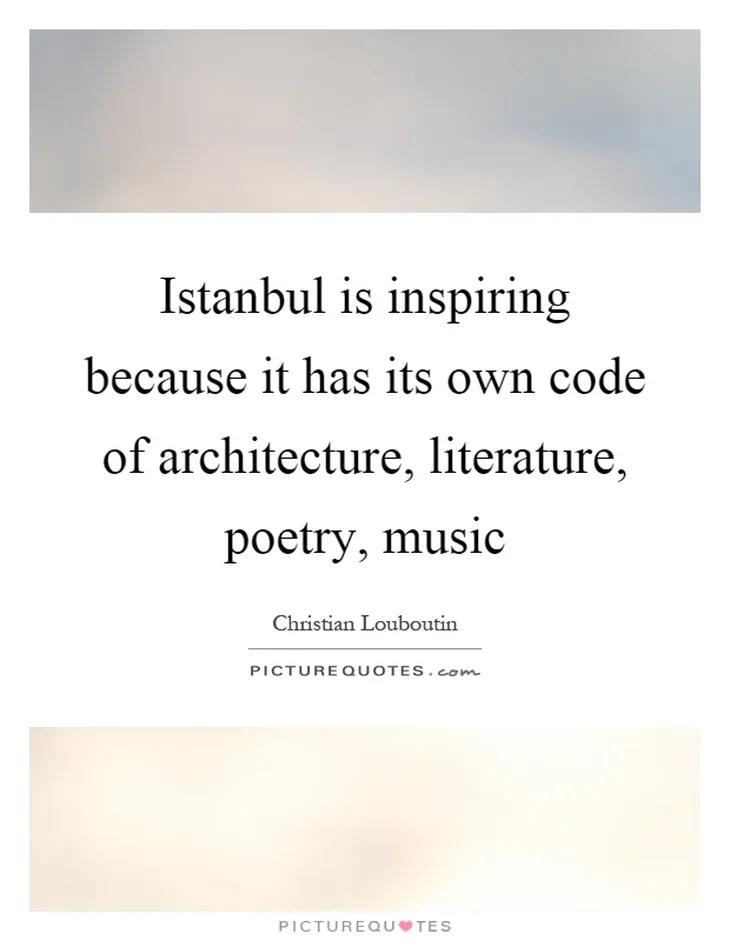 2638 62764 - Istanbul Quotes