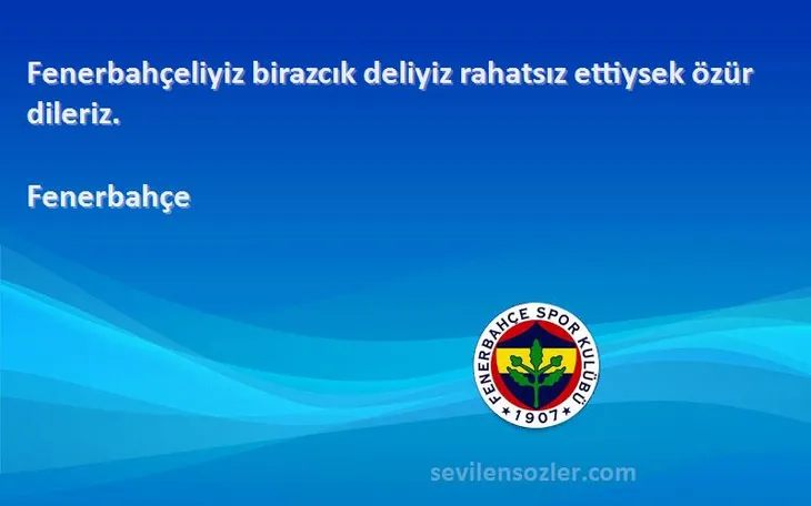 3169 8926 - Fenerbahçe Sözleri