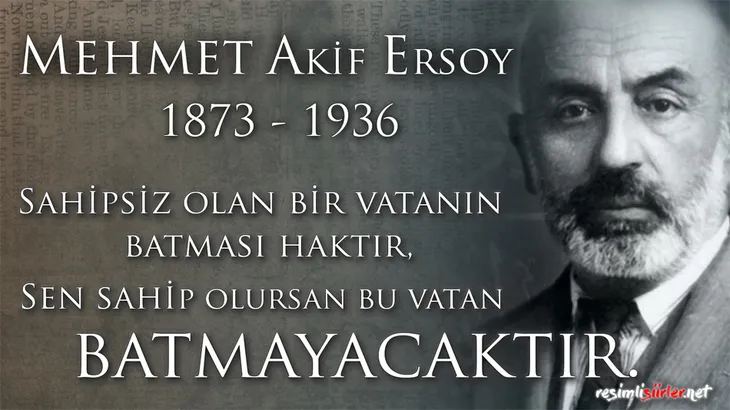 354 100143 - Mehmet Akif Ersoy Kapak Sözleri