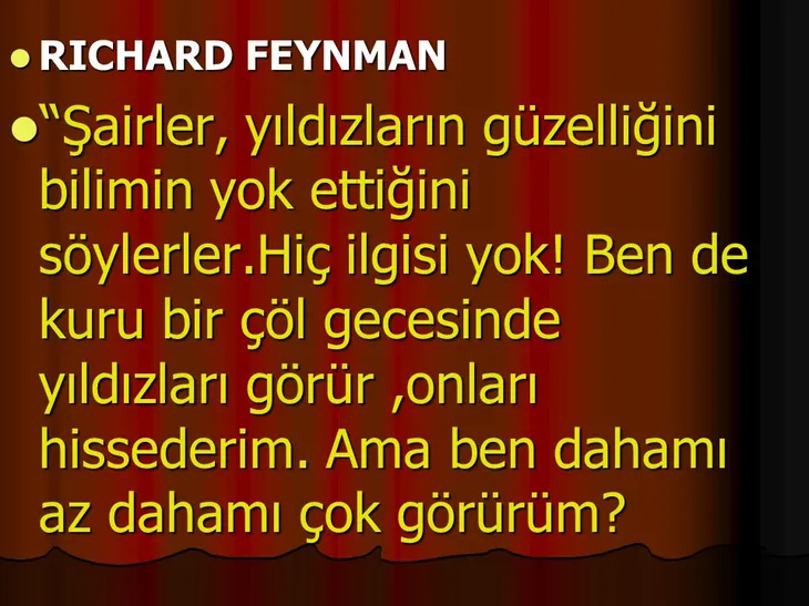 3620 18180 - Richard Feynman Sözleri