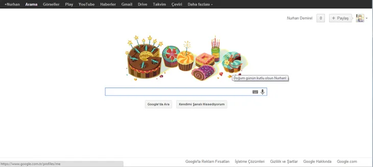 5601 102006 - Google Doğum Günü