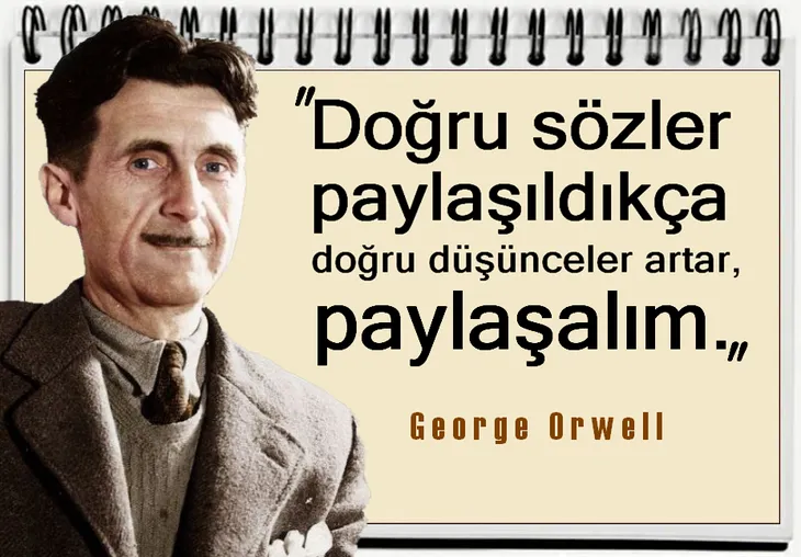 6007 69293 - George Orwell Sözleri
