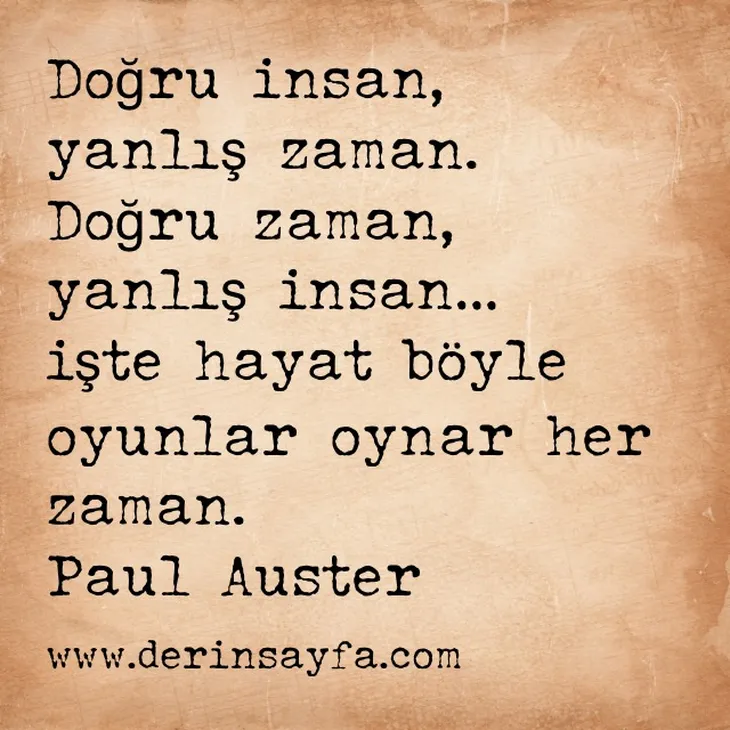 6398 17462 - Paul Auster Sözleri