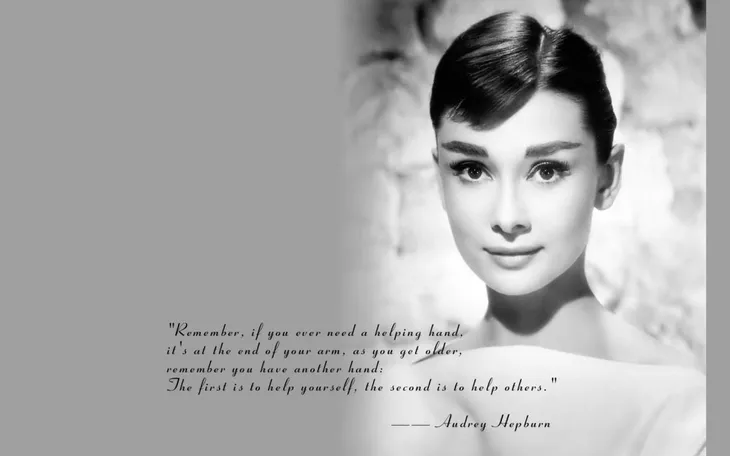 6807 33580 - Audrey Hepburn Sözleri