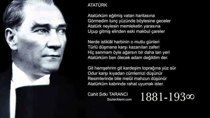 6821 82228 - Atatürk Ile Ilgili Şiirler