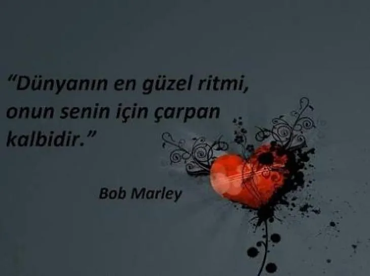 7087 110269 - Bob Marley Aşk Sözleri