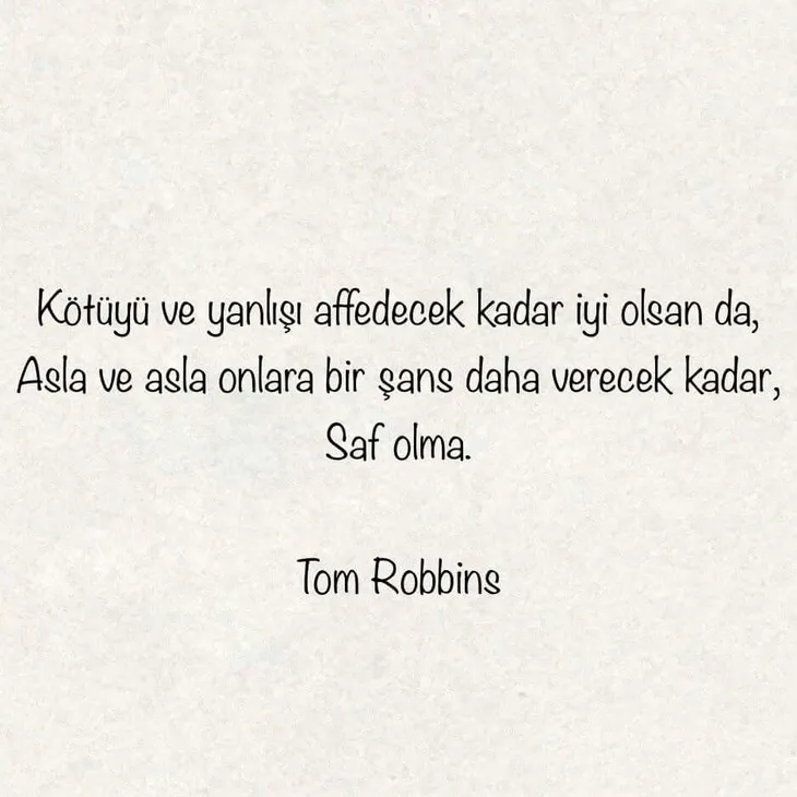 7101 64503 - Tom Robbins Sözleri