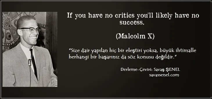 7517 80284 - Malcolm X Sözleri Ingilizce