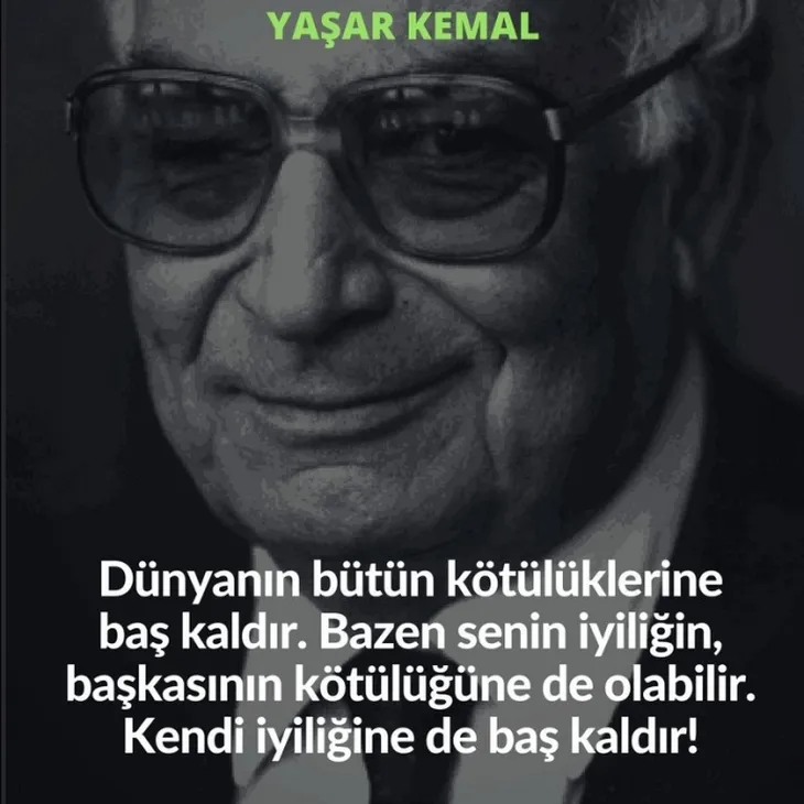 759 87922 - Yaşar Kemal Sözleri