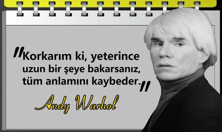 793 105189 - Andy Warhol Sözleri