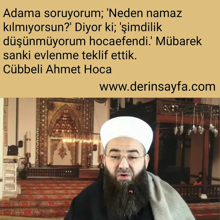 799 4715 - Cübbeli Ahmet Hoca Sözleri Resimli