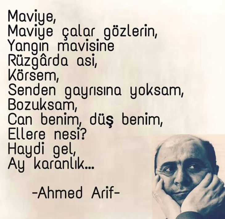 8303 12093 - Ahmet Arif Aşk Sözleri