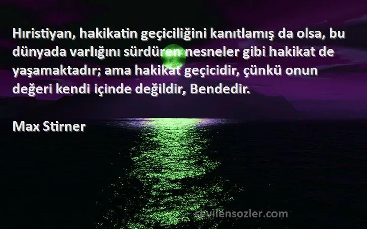 8696 76065 - Max Stirner Sözleri