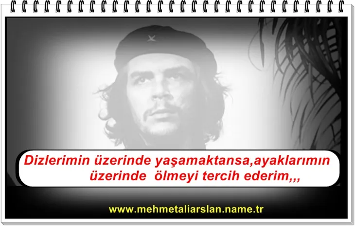 9447 11567 - Che Guevara Sözleri Resimli